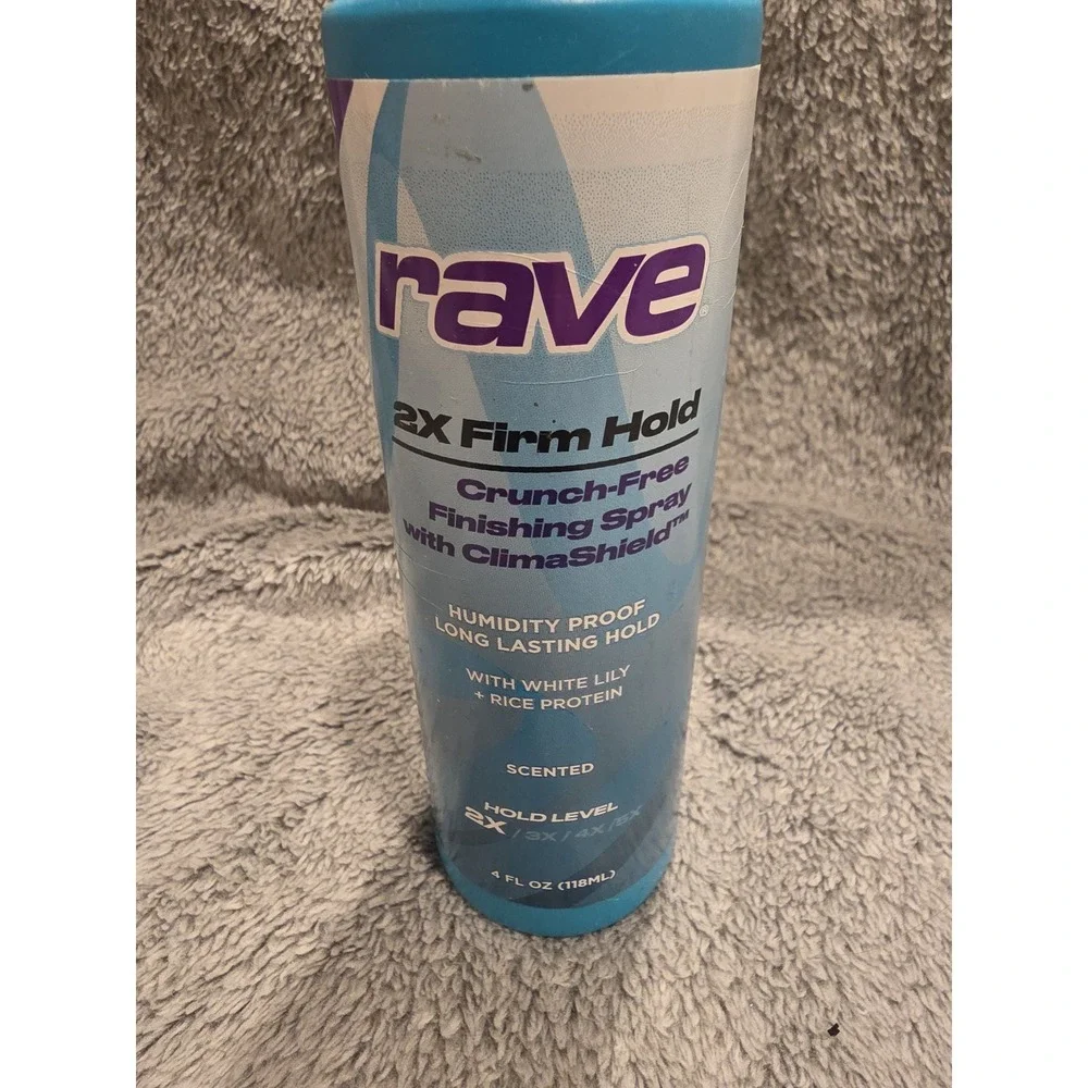 Rave 2x firm hairspray scented 4 fl‎ oz bottle